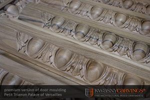Usinage commande numérique - Moulures sculptées pour constructions historiques en bois.